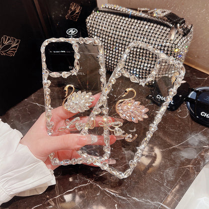 A Diamond transparent phone case