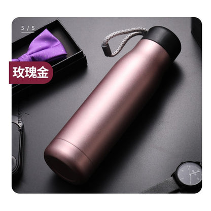 A stainless steel kettle