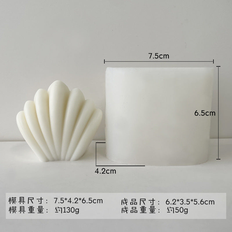 A shell silicone mold
