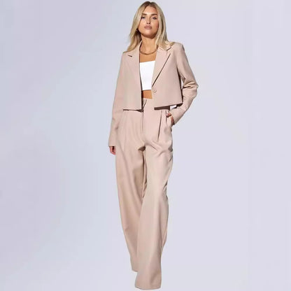 A new autumn fashion casual short small suit slim pants women's suit