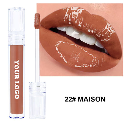 A mirror water gloss lip gloss lip glaze —— Customizable logo MOQ 100 pieces