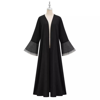 New Middle Eastern Muslim Dubai Clothing Fashion Elegant Cardigan Dress Robe - Mixbatch