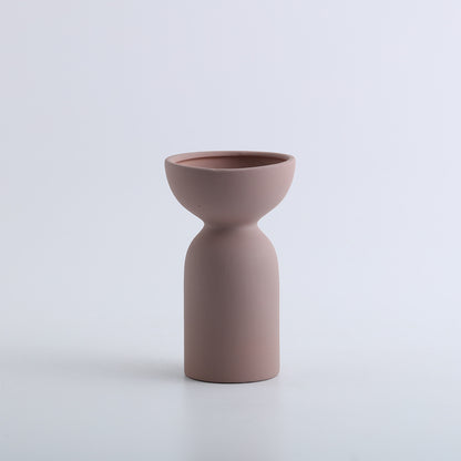 A ceramic vase decorative ornament