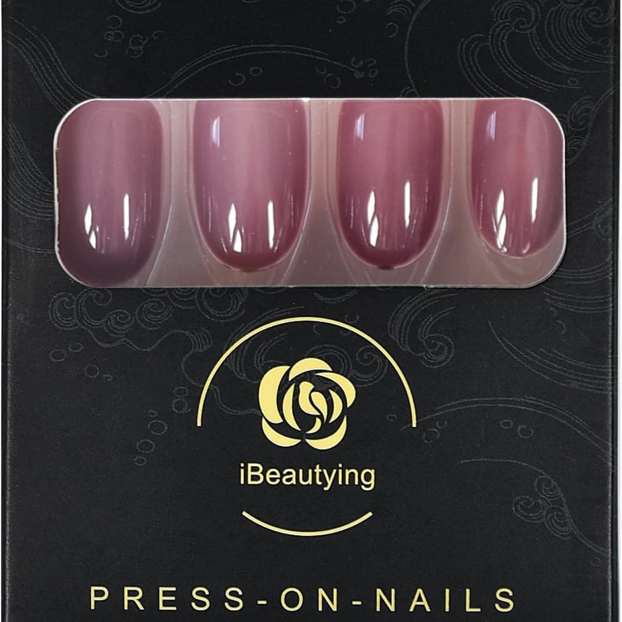 A new wearing nail medium and long oval fake nail finished nail sticker 24 pieces nail art cross-border wholesale - Mixbatch