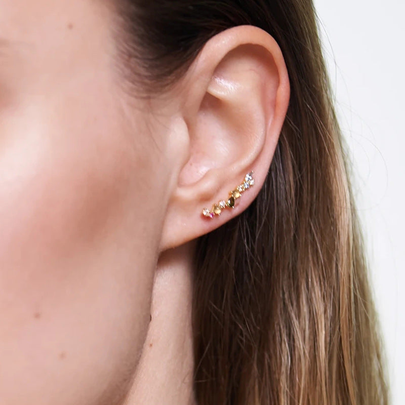 A S925 silver stud earrings