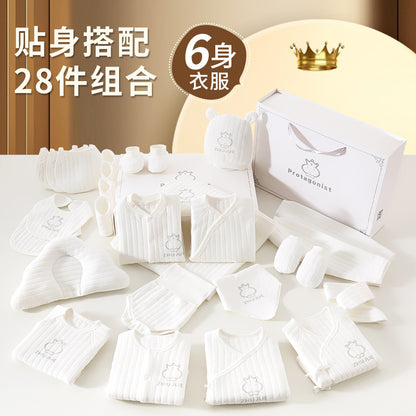 A10 Baby gift box, newborn baby clothes set, autumn and winter, gifts, high-end newborn full moon gifts, baby products - Mixbatch