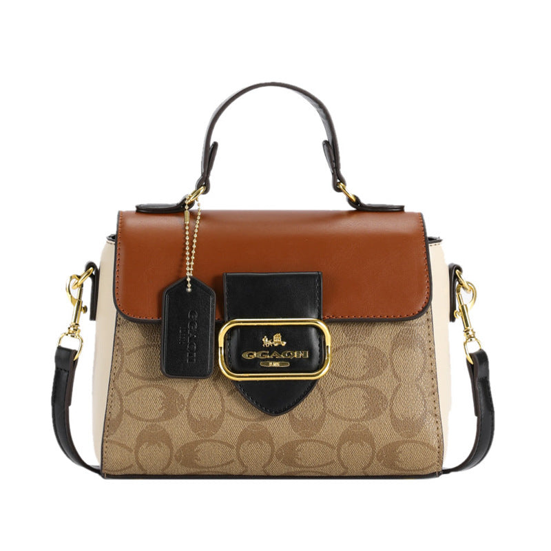 A new French niche fashion design retro shoulder handbag versatile messenger bag - Mixbatch