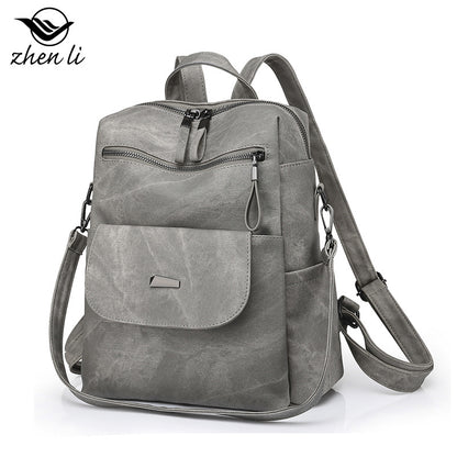 A bag large capacity cross-border women's backpack, backpack women's bags, retro backpack women's bags