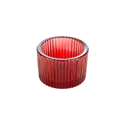 A Transparent glass candle cup Hot-selling candle holder cup Popular candle cup Empty glass aromatherapy cup