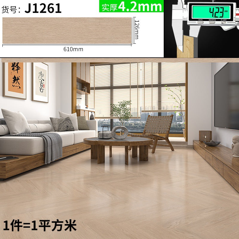 A lock floor SPC stone plastic floor snap-on stone crystal composite wood floor household old ground renovation waterproof fire