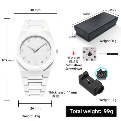 A Men's Premium Waterproof Women's Watch South East Asia Middle East Popular Plastic Men's Quartz Watch
