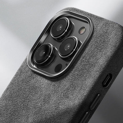 A Applicable to Apple 17promax mobile phone case, high-end flip fur iphone16pro new protective case 15p.