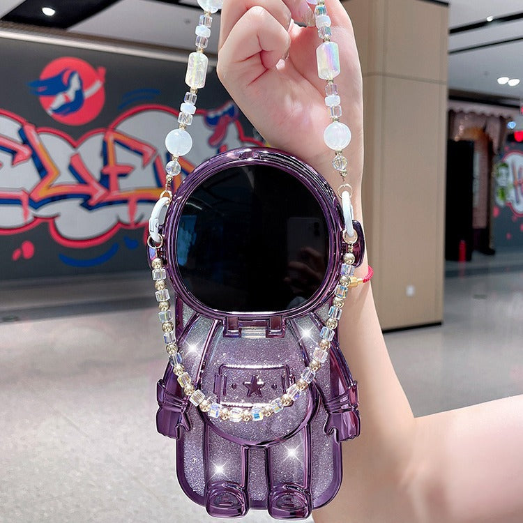 A Crossbody chain phone case