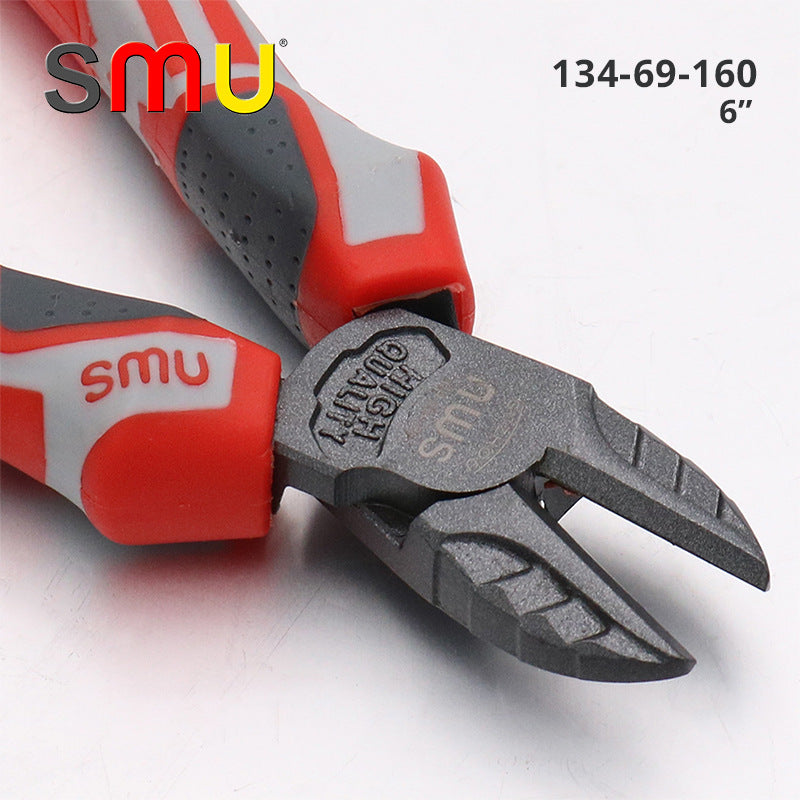 A SMU original diagonal mouth pliers 6 inch 7 inch 8 inch Seiko quality industrial grade diagonal mouth pliers cutting steel wire electrician