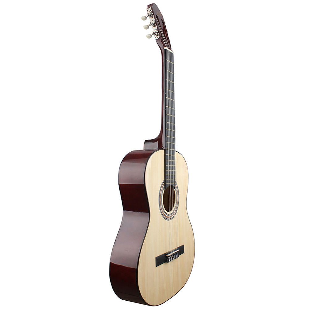 A classical guitar 38 inch beginner introductory practice piano beginner adult rounded acoustic guitar guita