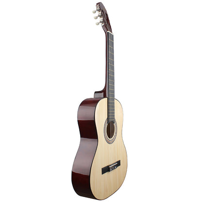 A classical guitar 38 inch beginner introductory practice piano beginner adult rounded acoustic guitar guita
