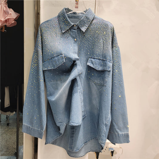 A denim shirt