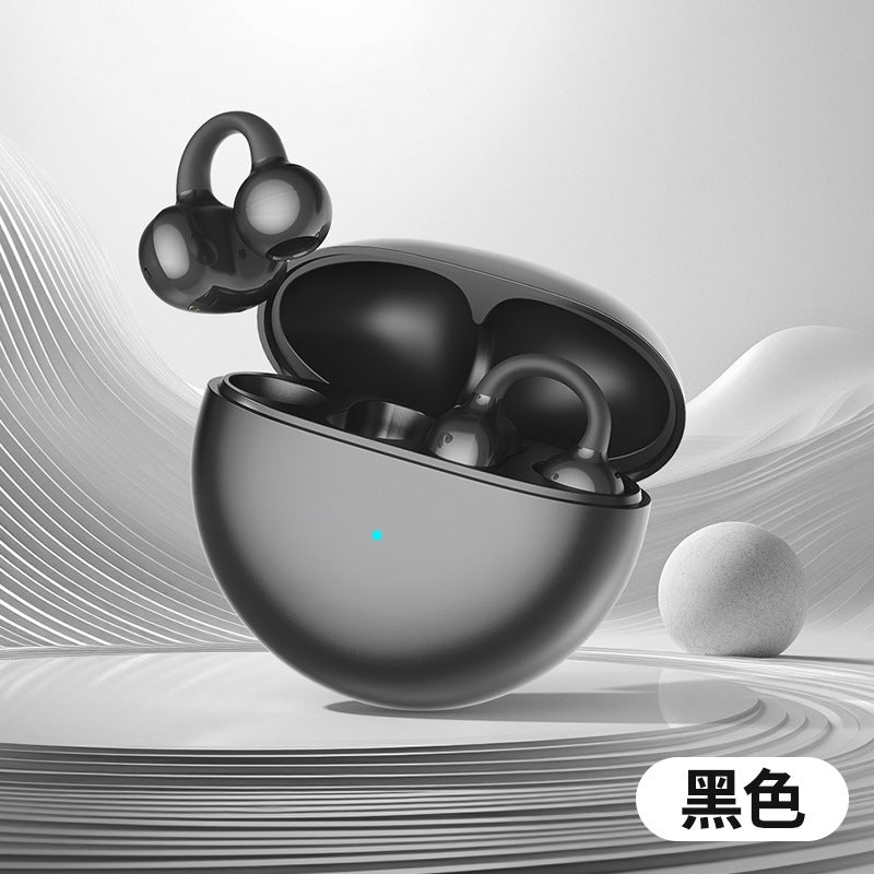 A Bluetooth headset ear clip type wireless bone conduction not in the ear 2025 new model officially applicable to iphone and Sony Q72