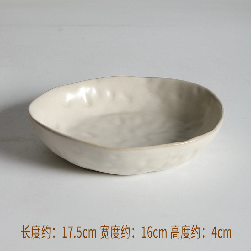 A ceramic handmade tableware