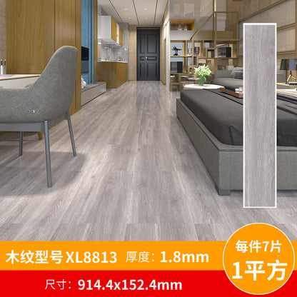 A pvc plastic floor wood grain floor
