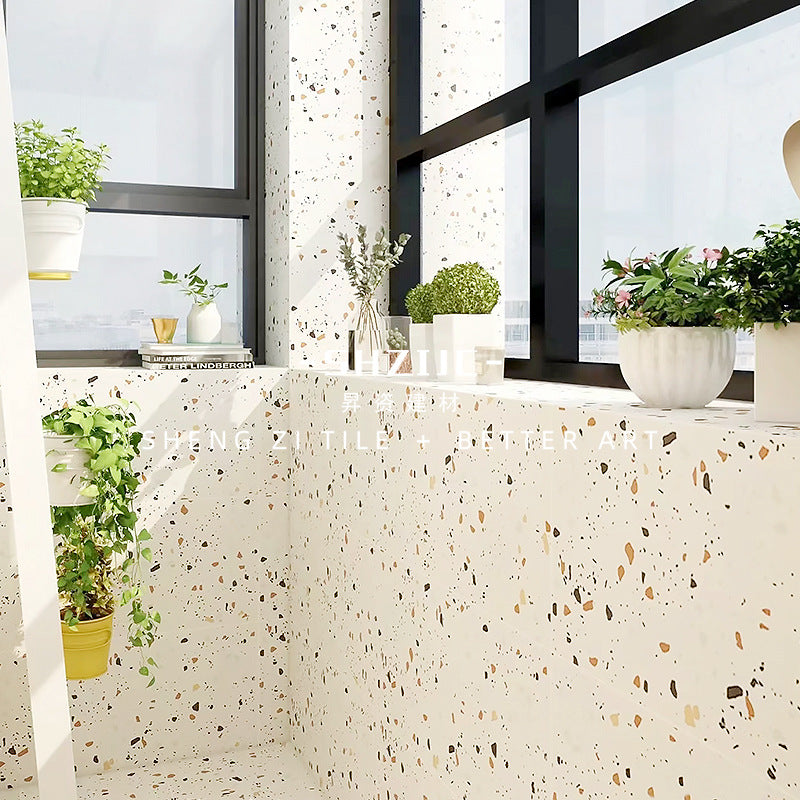 A Terrazzo Tiles Bathroom Wall Tiles