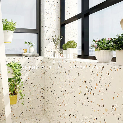 A Terrazzo Tiles Bathroom Wall Tiles