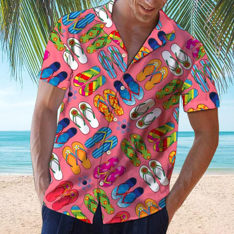 A Men's Printed Shirt