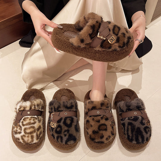 A plush slipper