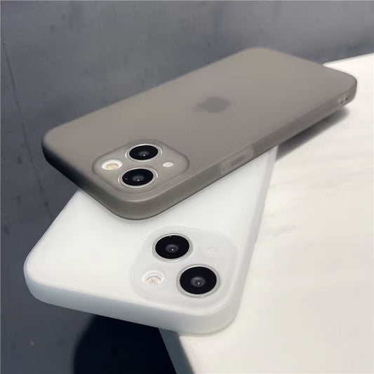 A Frosted Translucent Mobile Phone Case Suitable for Apple Mobile Phone