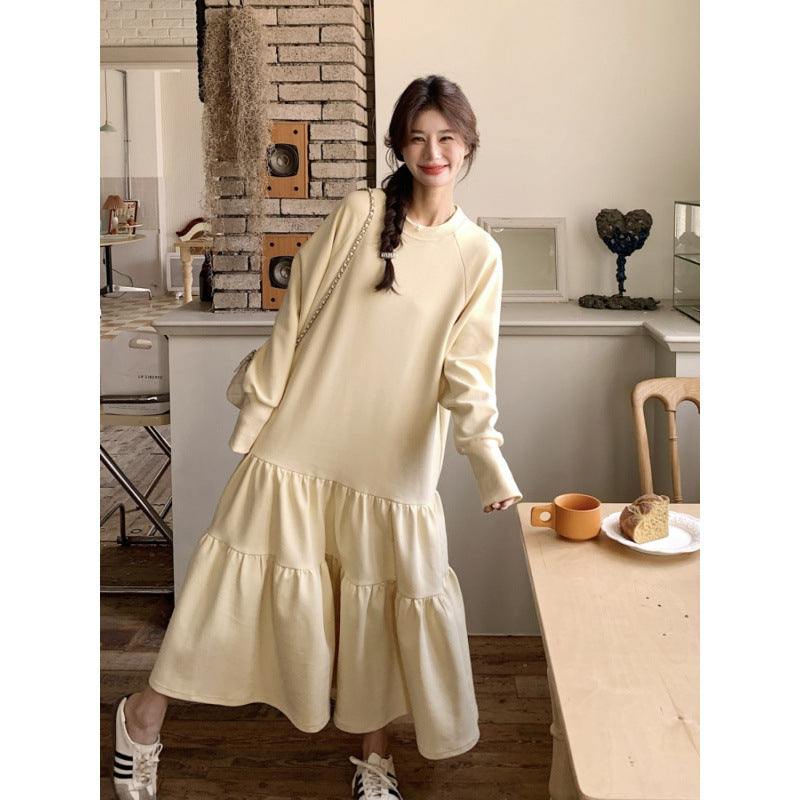 A sweater dress