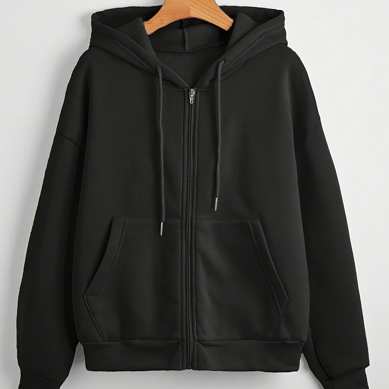 A hooded jacket