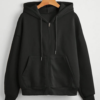 A hooded jacket