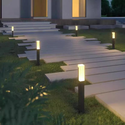 A Lawn light outdoor waterproof garden light villa garden grass landscape light outdoor simply plug high pole column street light