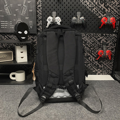 A Korean version ins new high-value trendy and cool contrasting backpack, couple light travel travel large-capacity backpack
