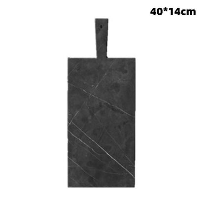 A Marble cutting board Chopping board Fruit plate Household cutting board Household panel Bread board Anti-mildew Dessert Pastry White
