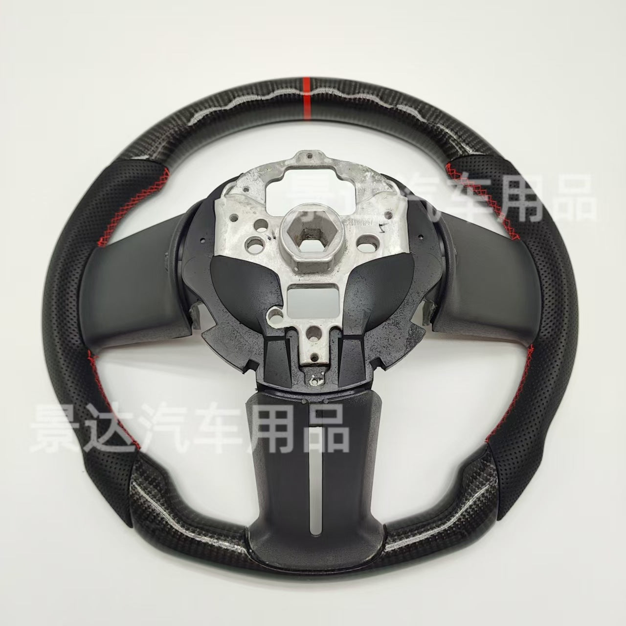 A Mustang carbon fiber steering wheel 11 to 14 models