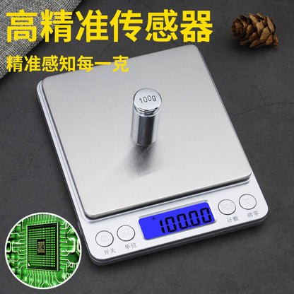A kitchen scale mini scale