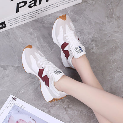 A small waist dad shoes women's autumn new Internet celebrity platform student casual shoes breathable sports Forrest Gump shoes women