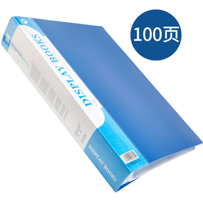A4 File Folder Document Book with Transparent Sleeves
