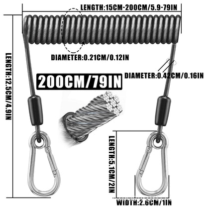 A Steel Wire Safety Tether – Reinforced & Strong