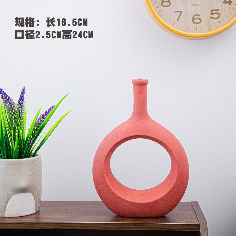 A ceramic vase