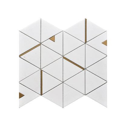 A metal stone mosaic wall tile