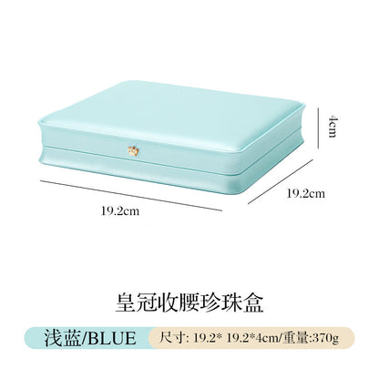 A PU leather jewelry high-end box custom LOGO