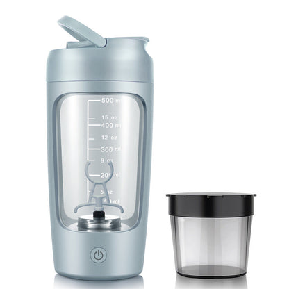 كوب خلط أوتوماتيكي قابل لإعادة الشحن، كوب خلط مسحوق البروتين الرياضي المحمول 