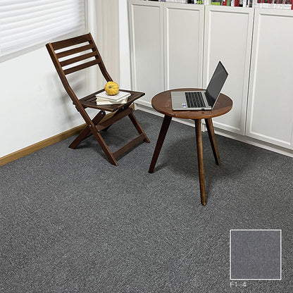 A Office  Building Meeting Room Fire Resistant Dirt Resistant Flame Retardant Environmental Protection Grey Striped Square Splicing B1 Fire Carpet