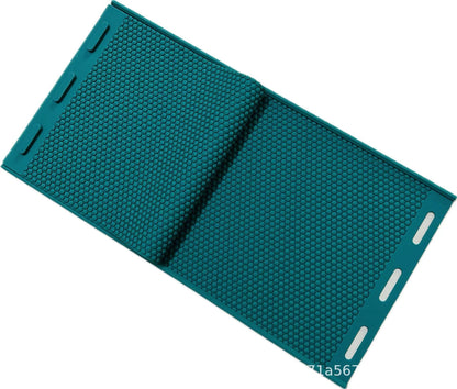 A Beekeeping Tools Silicone Nest Foundation Mould Beeswax Tablet Multi-color Candle Mould Honeycomb DIY