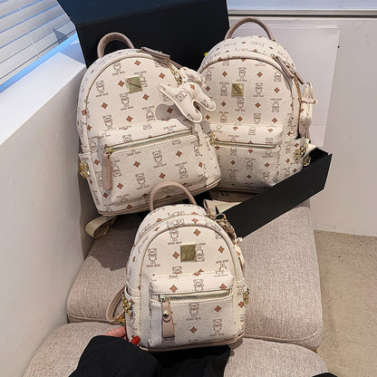 A new trendy fashion versatile large capacity lightweight backpack foreign style handbag