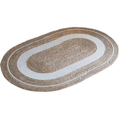 سجادة أرضية دائرية من القش 