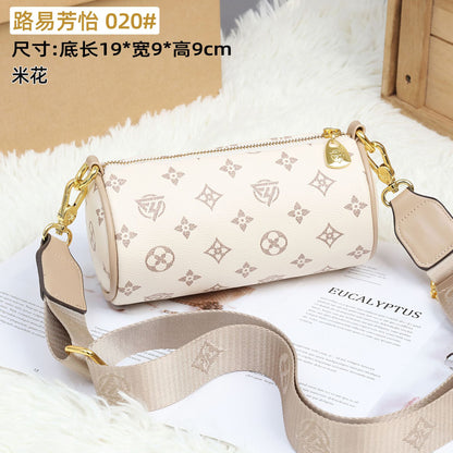 A new pen holder bag, shoulder messenger bag, printed Korean version, fashionable and versatile, foreign style, casual commuting, trendy women's bag