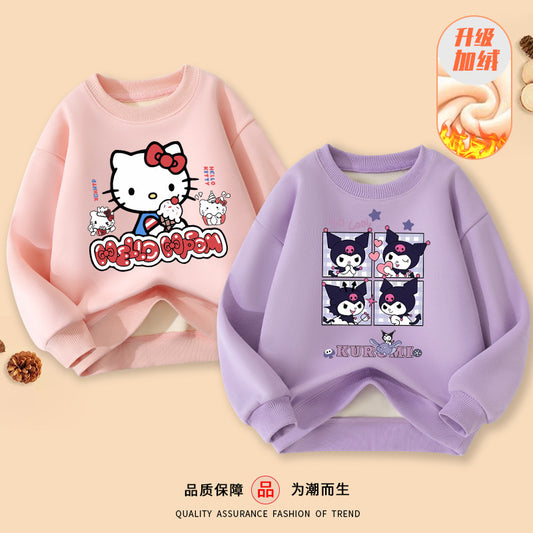 A children's fleece sweater